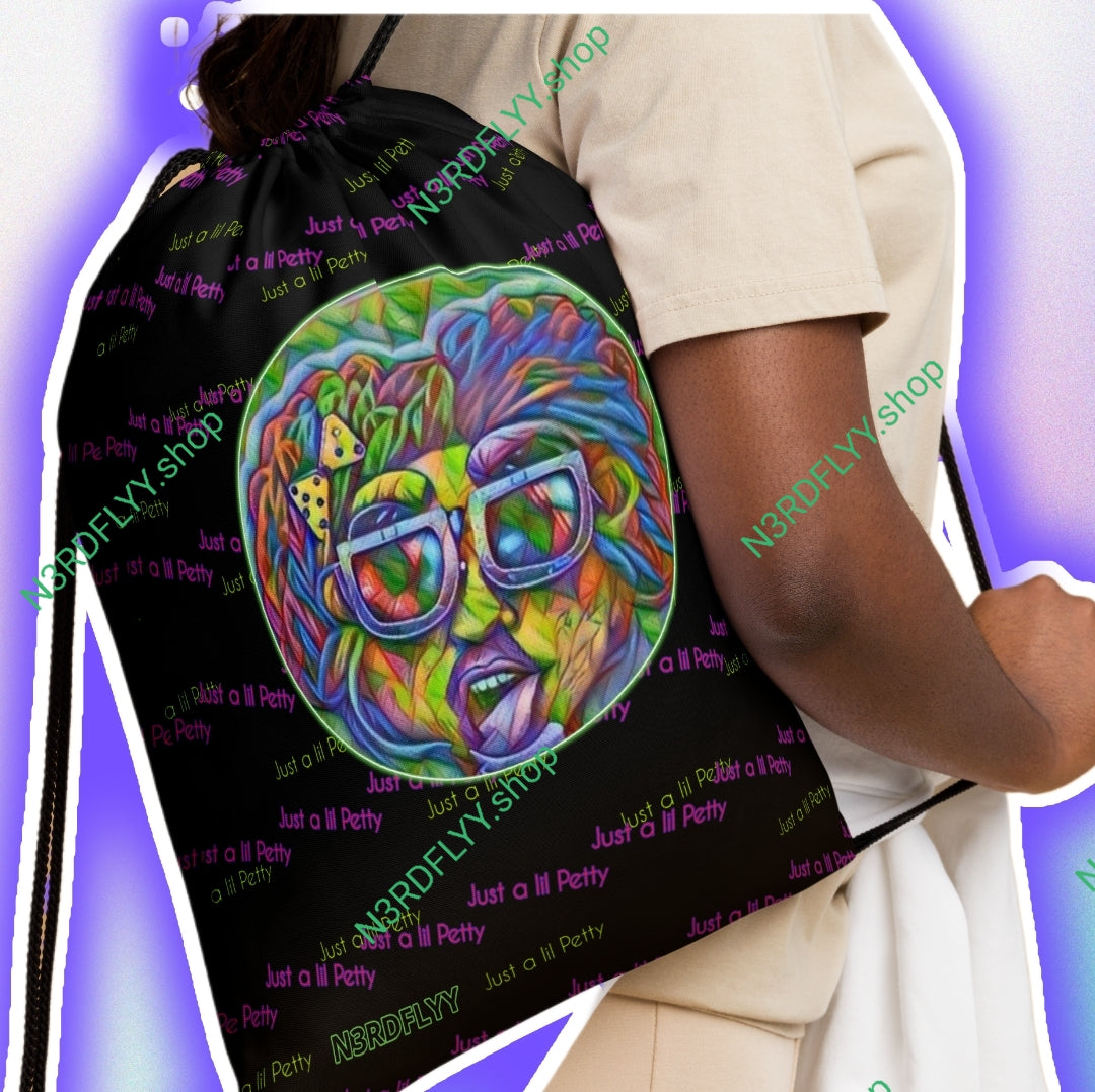 N3rdFLyy Originalz (She-N3rdFLyy) PeTTy Drawstring bag