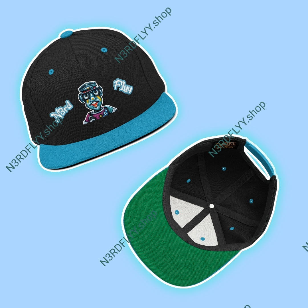 N3rdFLyy Originalz 1207 (BIG Brain) Snapback Hat